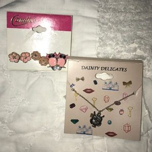 3 Pack of Earrings and Necklace